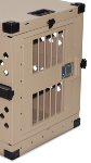 48" Heavy Duty Aluminum Collapsible Dog Crate A Stronger Door